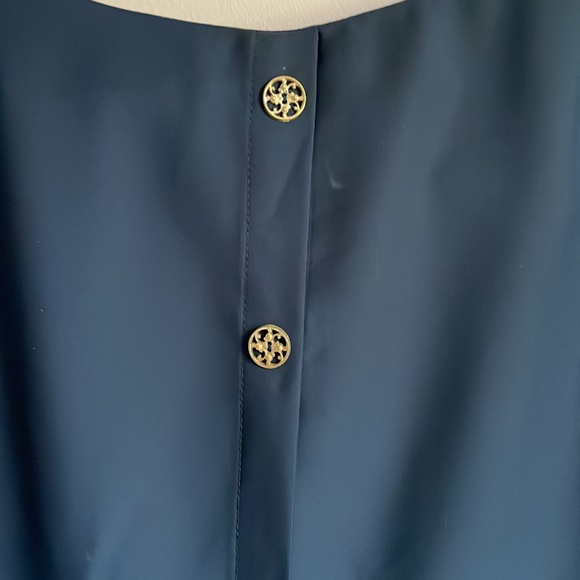 “Marisis” navy blue printed dress. Size L - Picture 3 of 8